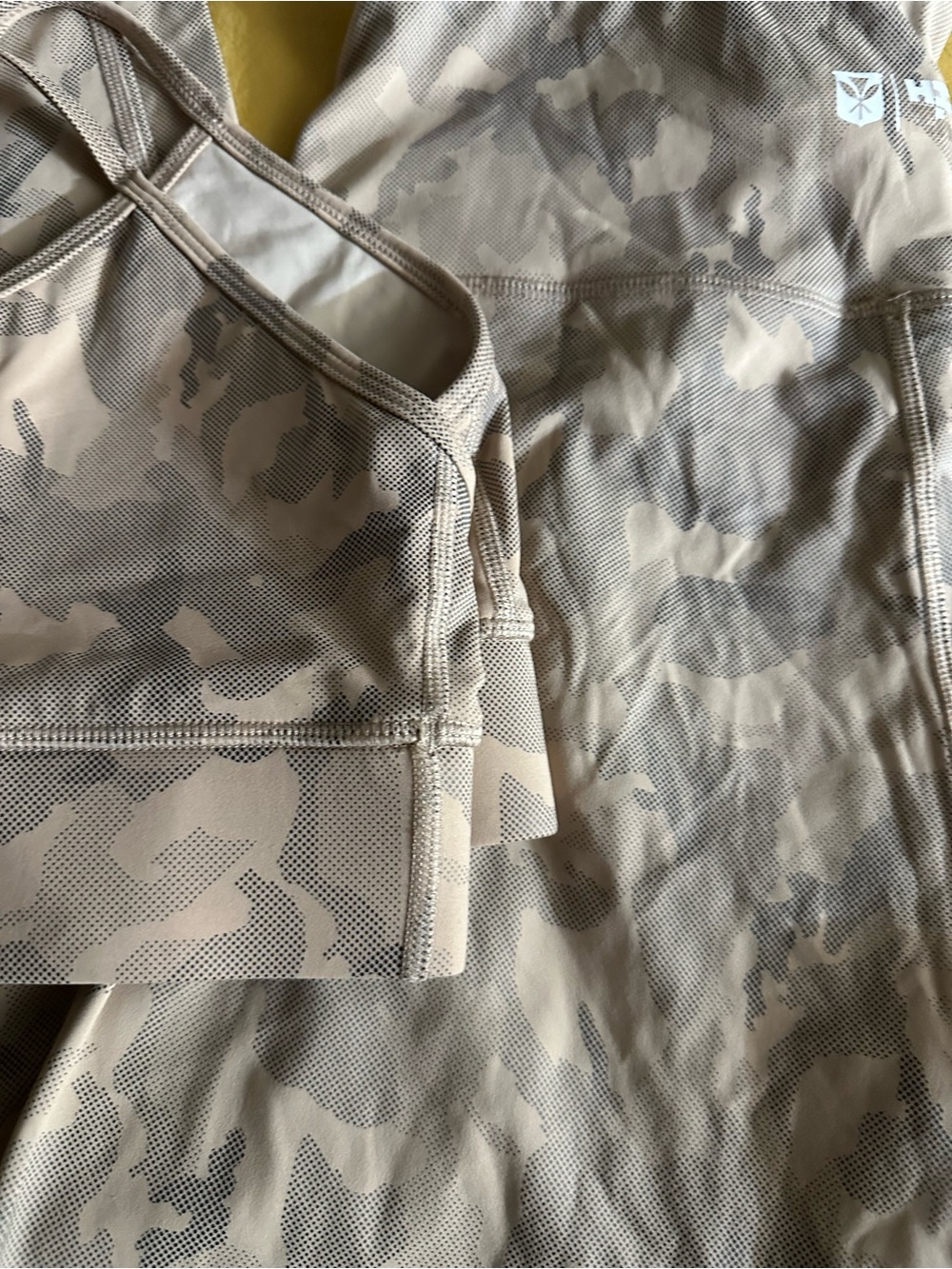 Camo  Hawaii’s finest Athletic Sports Bra and Legging Set - TOP is XL BOTTOMS L